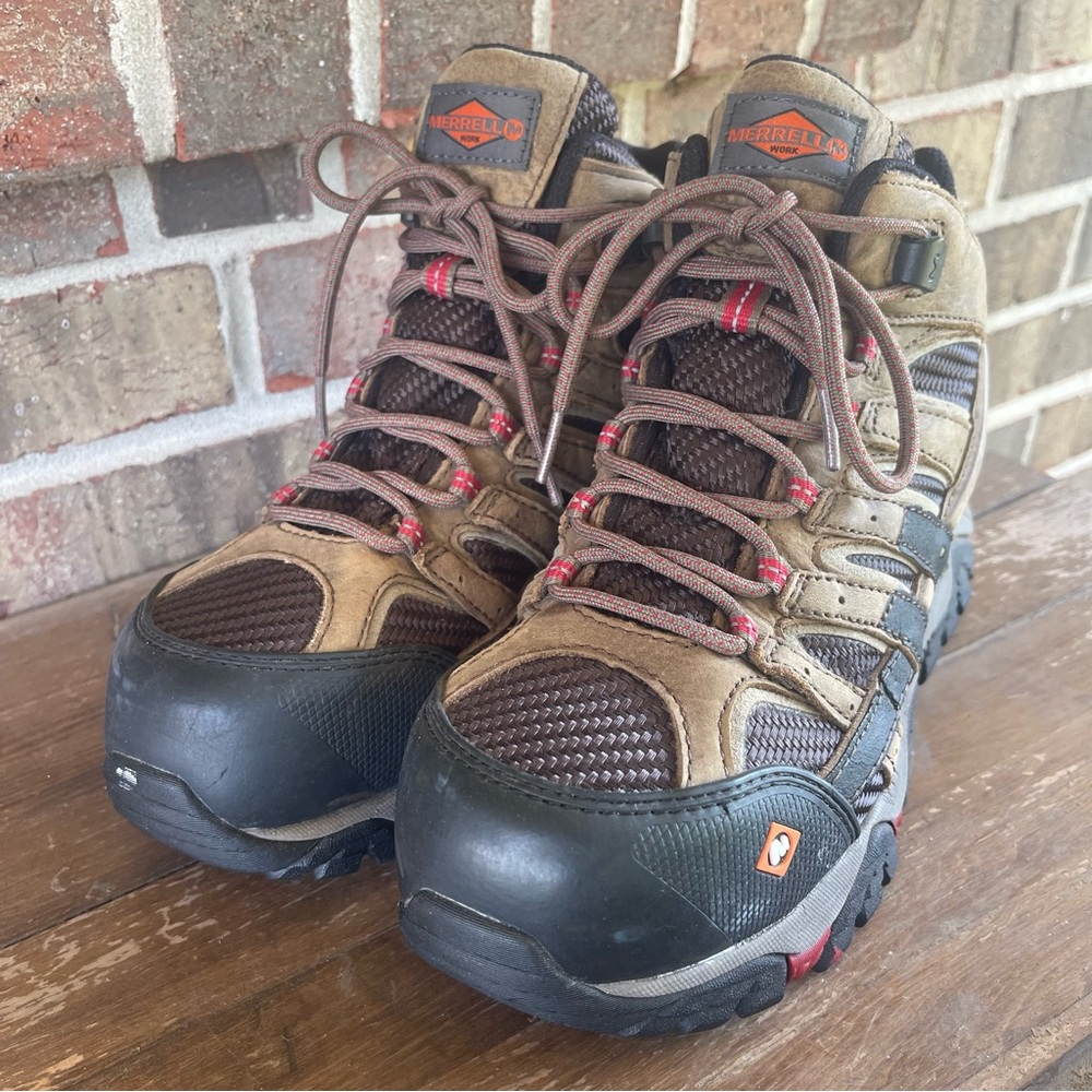 Merrell Women’s Moab 2 Mid, Waterproof Hiking Boots, Size 6, Steel‎ Toe sb3 - Picture 13 of 15